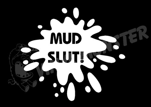 Mud slut sticker defender - slut, sticker,
