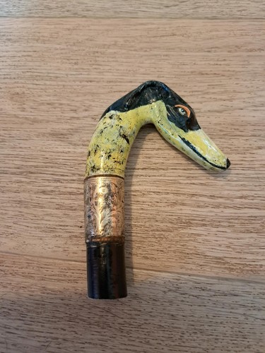 Hand carved walking stick - hand,