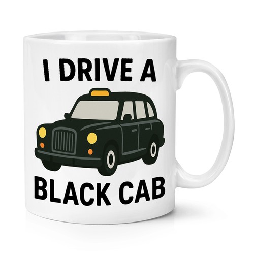Drive black cab 10oz mug - 10oz,
