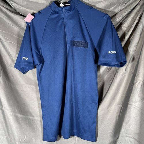 Police blue polyester - police,