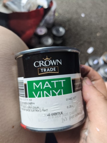 Paint tester pots white - paint,