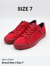 Mens Polo Pumps Red Size 7