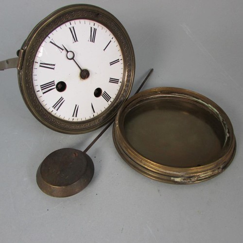 Antique french mantel - mantel, clock
