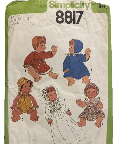 Vtg simplicity 8817 pattern - simplicity,