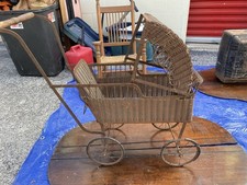 Antique Lloyd Loom Wicker Doll
