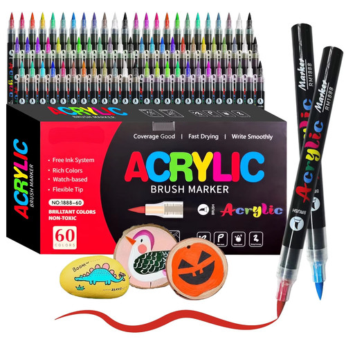 Color acrylic paint - paint, markers