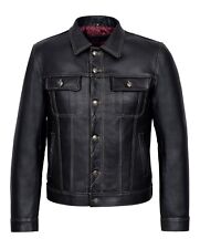 Men's TRUCKER Leather Jacket
