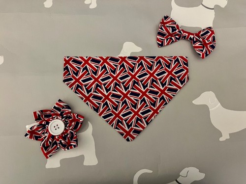 Union jack dog bandana - jack, bandana-