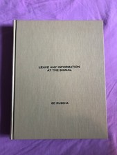 Ruscha leave any - ruscha,