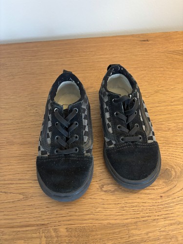 Vans black grey check - &,