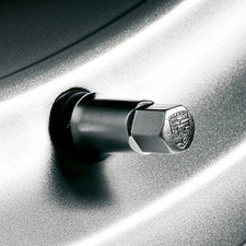 Porsche Valve Stem Caps Crest