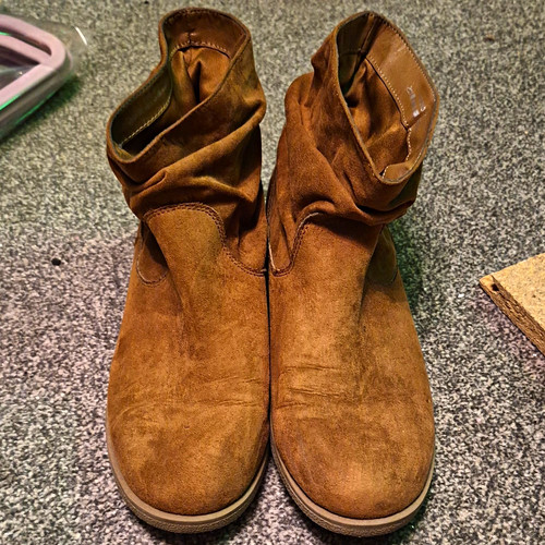 Graceland brown suede ankle - brown,