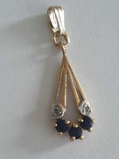 Diamond and Blue Sapphire