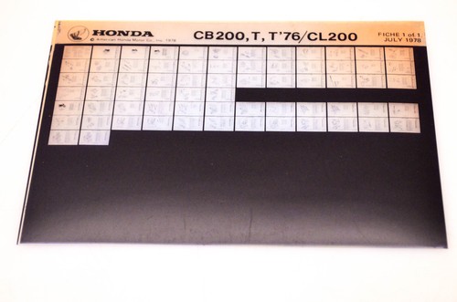 Oem honda cb200 t 76 - oem, t,