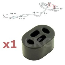 For Volvo V70 Models 2.5 Rear Back Box Silencer Exhaust Rubber Hanger Support