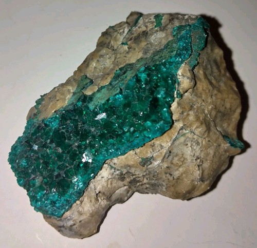 Dioptase crystal green cluster - crystal,