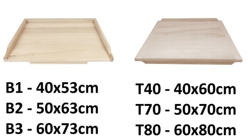 Pastry board one sided - -,