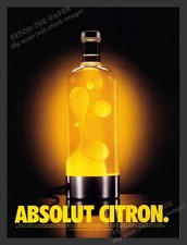 Absolut Citron Lava Lamp