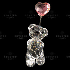 Swarovski Crystal KRIS BEAR I LOVE YOU (HEART BALLOON) 842933 Mint Rare Retired