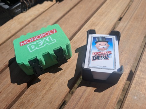 Green monopoly deal - 3d, printed