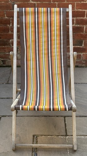 Vintage deck chair - deck,