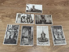 Bundle Of 7 Vintage Postcards Black & White All Unposted Job Lot Good Condition