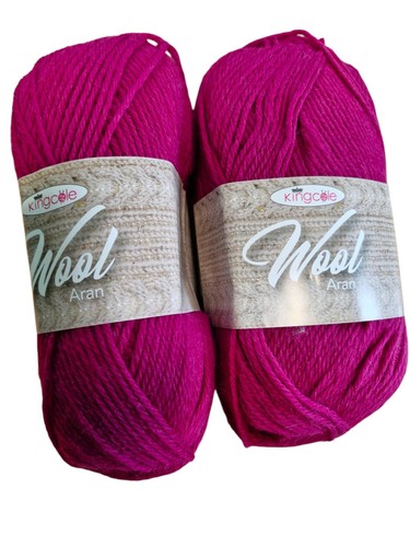 Aran knitting yarn - yarn/wool, bundle
