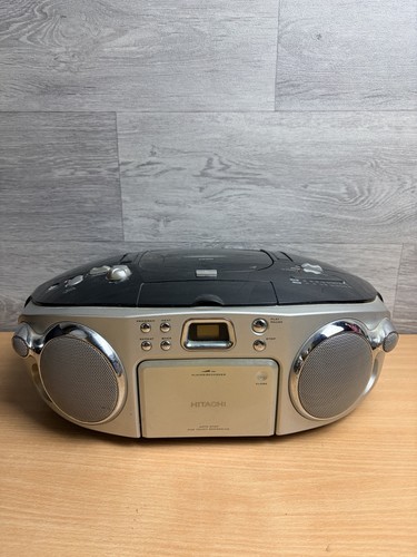 Hitachi boombox cd - hitachi, radio