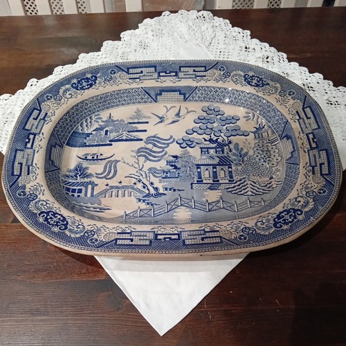 Large antique willow - willow, pattern