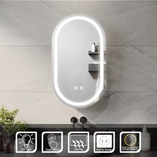 Oval led bathroom mirror - oval,