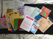 Bundle:  Stencils, templates & embossing plates - B-C-E, Next,American Tradition