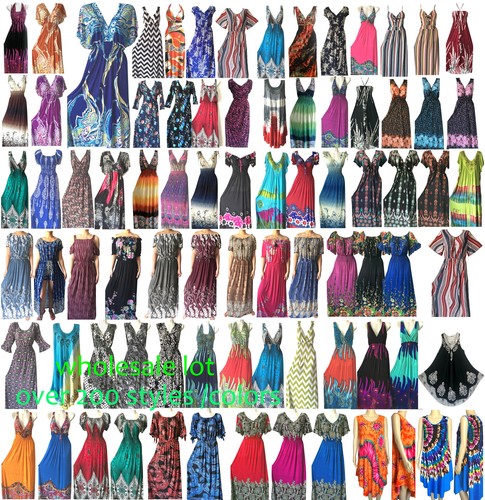 Women boho floral maxi dress - maxi,