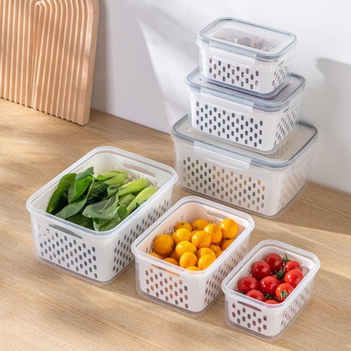 3pcs food storage containers - food,