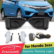 LED DRL for Honda Jazz 2014-17 Daytime Running Light Fog Lamp Turn Signal Light