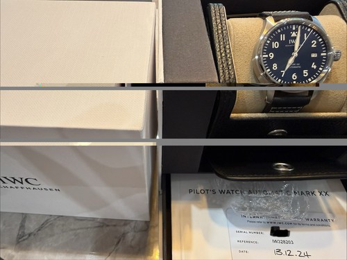 2024 iwc pilot blue bnib - 2024, xx