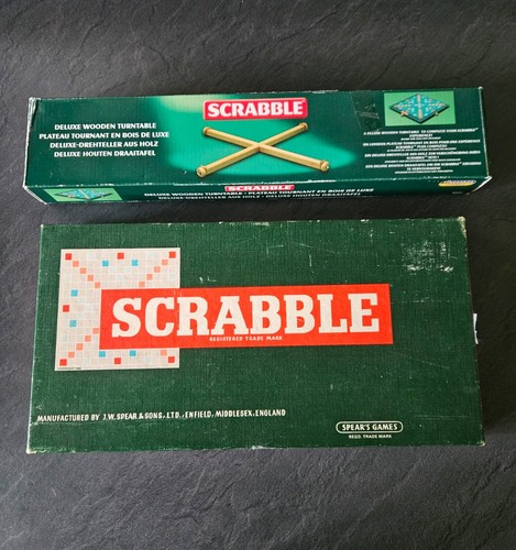 Vintage 1954 scrabble set - vintage,