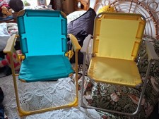 Two Small Kids' Canvas Fold Up
