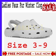 Warm Clogs adult Womens Ladies
