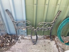 Cast Iron Bench Ends Black