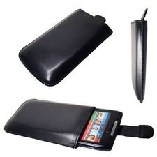 caseroxx Slide-Pouch for Motorola RAZR Droid in black made of faux leather