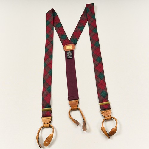 Ferrell reed silk suspenders - reed,