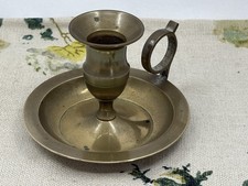 VINTAGE brass chamberstick