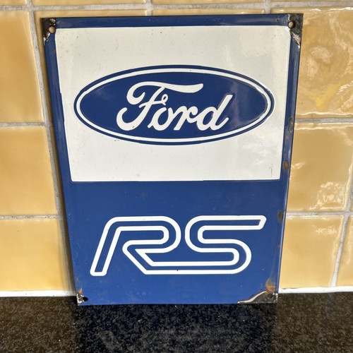 Ford enamel advertising - rs,
