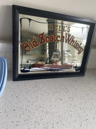 Bells whiskey wooden framed - whiskey,