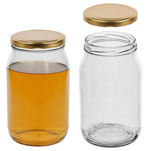 Glass jars 900ml - jars, lid