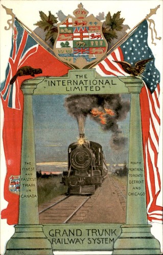 Grand trunk railway train - trunk,