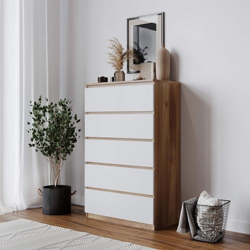 Tall drawer chest - tall, white