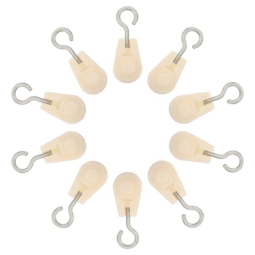 10pcs small plastic pulleys - plastic,