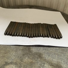 Antique Original old steel letter Stamps Punch - rare - carpentry / engineering 