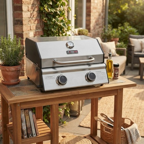 Effortless compact burner - effortless, 2-burner